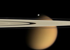 Saturnmonde: Titan und Epimetheus